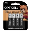OPTICELL батарейки AA 4шт